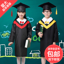 Childrens doctors suit Kindergarten primary school student bachelors suit Doctors hat Graduation photo dress suit Performance costume
