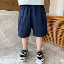 Boys shorts cotton 2021 new small children summer clothes thin fashion five-point pants childrens casual pants tide