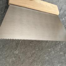 Plastic floor tool scraper plate serrated self-leveling scraper glue scraping cement floor rubber scraping T
