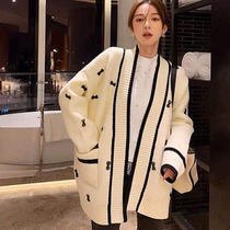 Pregnant women sweater cardigan coat womens 2021 new autumn foreign style fashion knitwear autumn winter coat