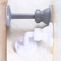 Free-to-air door suction and suction free of perforated toilet door Anticollision Film House Door Touch Suction Iron Bathroom Thickened Wall
