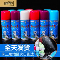 Snowflake spray Spray Spray Snow Christmas Lower snow Spice Snowflake Snowflake Spray Foam Wedding Birthday Spray Ribbon