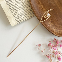 Super fairy costume Hanfu hair hairpin Modern Daily simple fashion temperament ball head ornament