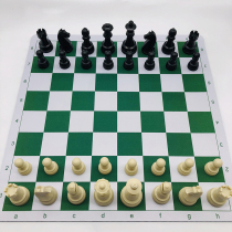 Chess board black and white chess piece set for beginners game Eye Protection Board student puzzle relief tool