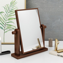 Desktop desktop makeup mirror Hanging dresser Round square mirror Bedroom flip mirror Nordic minimalist mirror