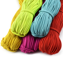 Elastic cord elastic color round elastic band thin down jacket hat rope clothes pants shoelace elastic rope rubber