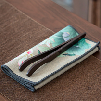 Tea cloth tea towel pad absorbent Chinese Zen Chinese style big and small long high-grade cotton wool tablecloth kung fu tea accessories