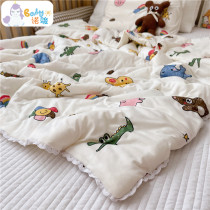 Baby quilt autumn and winter childrens kindergarten summer cool quilt baby nap autumn and winter can be washed spring and autumn cover
