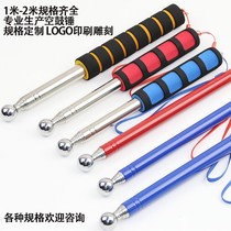  Stainless steel air drum hammer inspection Telescopic rod tip Indoor test inspection room inspection Floor tile drum rod rotary hammer head