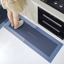 Light luxury household kitchen floor mat disposable erasable carpet oil-proof waterproof non-slip absorbent foot pad dirt-resistant rubber pad