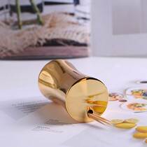 Yulan Export Quality Golden 304 Stainless Steel Toothpick Tube Toothpick Cafe Restaurant Hotel Custom logo