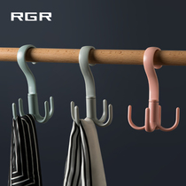  Scarf storage claw hook Belt tie storage artifact hanging scarf rack household wardrobe multi-function belt hanging