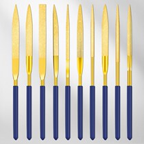 Diamond filing knife flat round small filing knife suit metal polishing tool triangular semicircle square mini shummy file