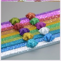  Origami strip small five-pointed star set candy color strip handmade childrens color paper wishing solid color lucky star