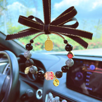 2022 new car pendants Merchants Nafu Goddess of peace hanging decoration The exquisite Black Manau gourd on-board pendant
