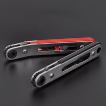 Right Angle Elbow Corner Bend Ratchet Screwdriver Suit Two-way Mini Cross In Plum Blossom Screw Batch Head Set Sleeve