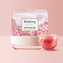 BinKing rose silver ear soup brewing ready-to-eat freeze-dried fresh Gutian Fresh stewed white fungus dry food replacement instant soup