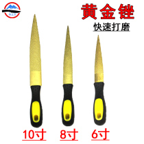 Gold file polishing tool woodwork file hardwood file steel file metal hand woodworking tool file semi-Round File File