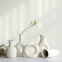 Nordic Ceramic Vase Hem Modern Home Living Room Dining Room Table Flower Arrangement Creative TV Cabinet Decorations Wedding Gifts