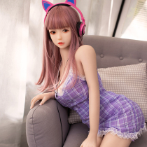 Solid girl live version with pubic hair non-inflatable full skeleton male inflatable I silicone doll adult sex toy
