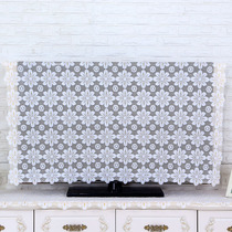 Cover TV white cover cover with blue cover cloth cover machine cover inch TV TV 55 dust cover color pastoral