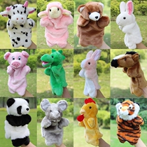 Baby Puppet Teaching Props Small Cat Hands Puppets Toy Animal Gloves Big White Rabbit Small Pig Doll Performance Dao O