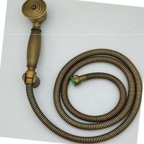 Hose bathroom shower accessories antique brass hand spray nozzle single sold only matching the same color retro top spray