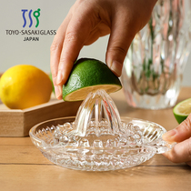 Toyo Sasaki Glass Lemon Juicer Imported from Japan Manual Fruit Juicer Simple Orange Juicer