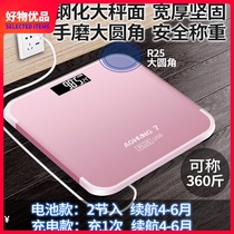 Household electronic scale adult precision small scale scale cute female dormitory charging person name