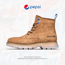 Pepsi Martin boots mens 2021 autumn new all-match British style high-help overfitting boots kicking rhubarb boots