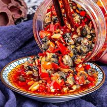 Spicy screw meat bottled food ready-to-eat field snail pork Pickles chili snail meat grandmother dish Hunan specialty