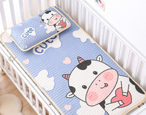 Customized childrens Mat crib ice mat breathable summer latex soft mat baby machine washable kindergarten special