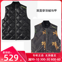 Converse official website flagship horse clip male 2021 spring and winter New Trend double-sided wear down vest 10019989-A03