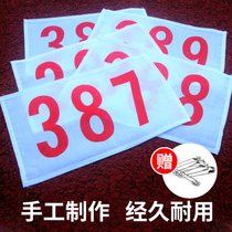 Games Numberbook Marathon Number Plate Digital Paste Athlete Number Clothing Athletic Number Clothing Number