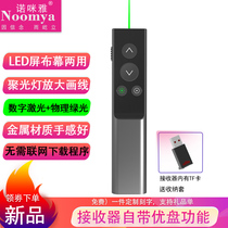 Normiya X9LED screen TV Green page pens LCD screen with U USB flash disk laser pointer Spotlight demonstrator focus magnifying glass projection pen Sivo whiteboard ppt remote control pen metal