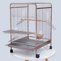 New cockatiel special cage large luxury villa breeding household starling large high-end stainless steel bird cage