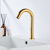 Golden Sensing Tap Full Automatic Smart Tap Single Cold Hot And Cold Inductive Faucet Induction Sanitizer