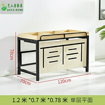 Fruit shelf fruit shop shelf supermarket vegetable rack high-grade wooden vegetable rack fruit shelf display rack fruit and vegetable rack