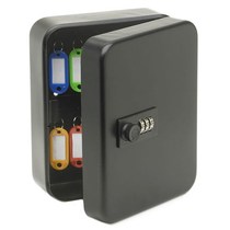 Storage box wall-mounted key cabinet box cabinet outside stainless steel anti-theft intermediary lock key padlock decoration key
