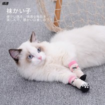 Cat dog socks foot cover anti-off anti-scratch anti-skid can go out Teddy Corky pet protective cover shoes