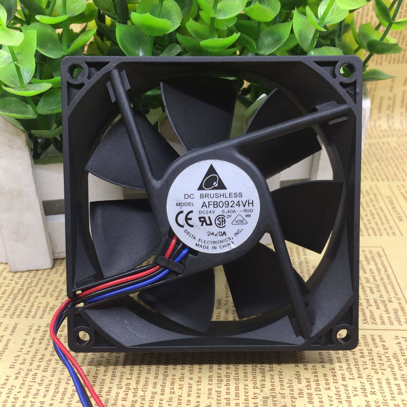 Original AFB0924VH ROO 24V 0 40A 9025 9cm Industrial Computer Inverter 