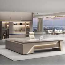 Boss desk boss desk simple modern design sense office desk and chair combination single large class office furniture
