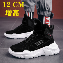 12cm increased shoes men 10cm summer 2021 new ins harajuku wind high-top shoes mens all-match Korean version