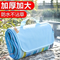 Picnic mat spring outing mat thickened outdoor field picnic mat lawn mat portable picnic cloth waterproof and moisture-proof mat