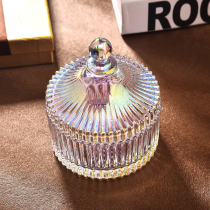 American crystal candy flush jar Glass Wedding home Living room Kitchen Storage Tank Jo Relocation Bags Sugar Vat first Accessories Box