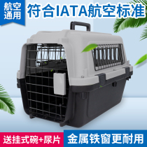 Pet air box Air China international aircraft consignment Standard air box Dog Small large dog Cat portable out