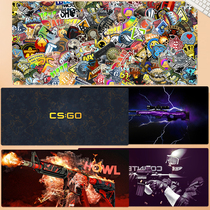 Counter-strike CSGO clan mouse pad gaming game men oversized thickened lock edge notebook table pad customization