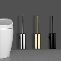 304 stainless steel toilet brush hanging wall type household no dead corner brush head toilet toilet brush set no hole