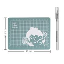 Carving knife pen girl heart wooden pad carving knife diy cute girl heart account material cutting board worker