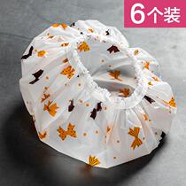 Net red shower cap summer waterproof women Bath summer senior bath short hair hood 2020 New thick hair cover anti oil